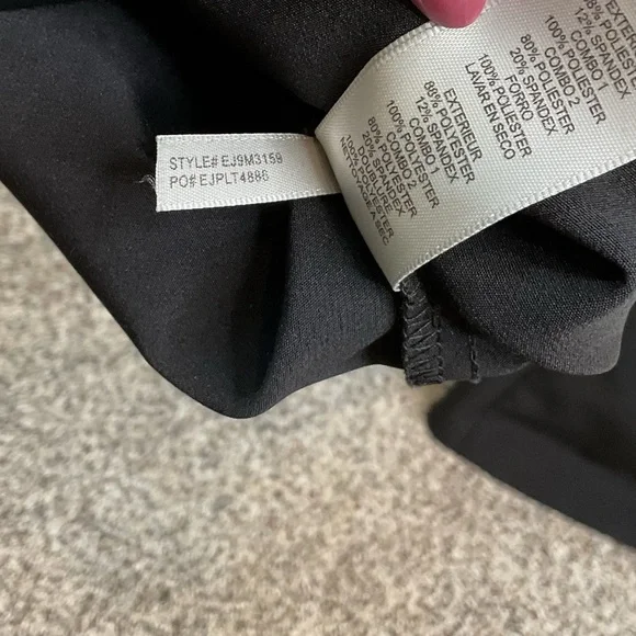 Eliza J Sheer Sleeve Black Jumpsuit (8) - Picture 13 of 13